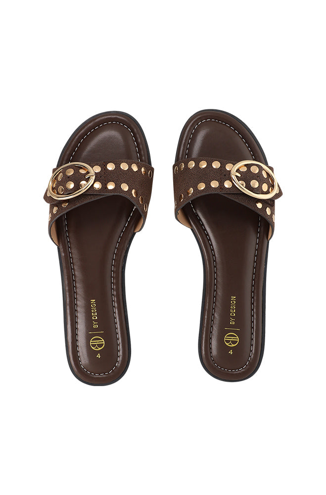 Micky studded buckled sandal