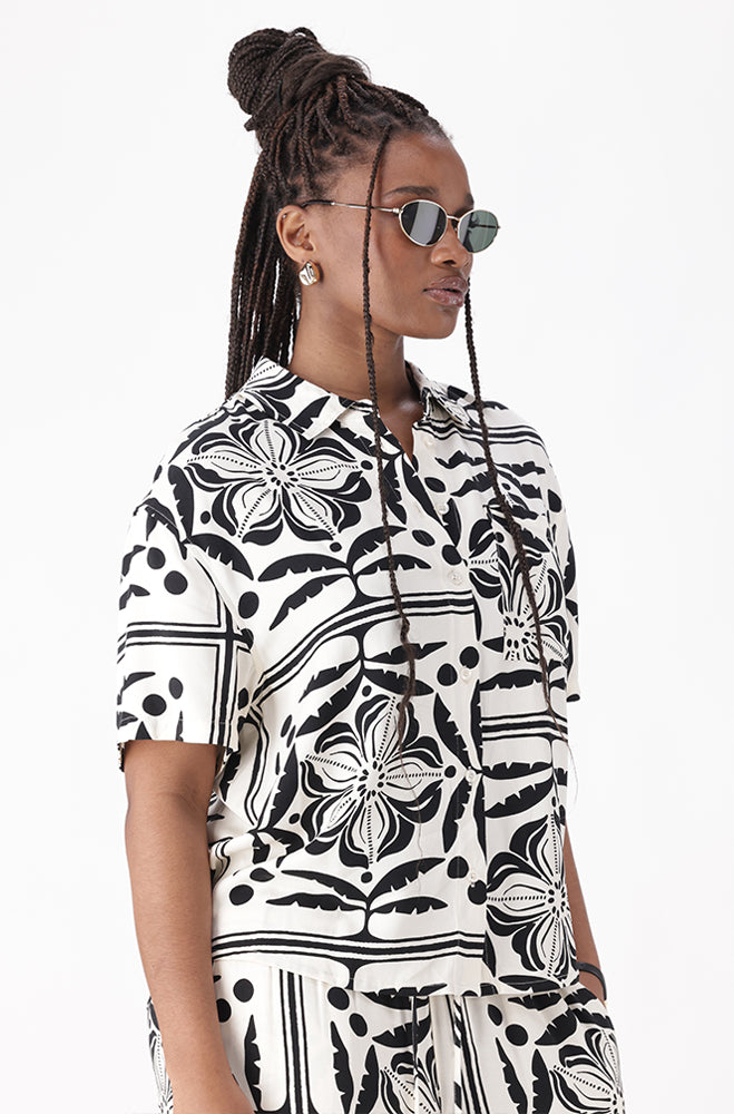 JACQUELINE BOXY PRINTED SHIRT