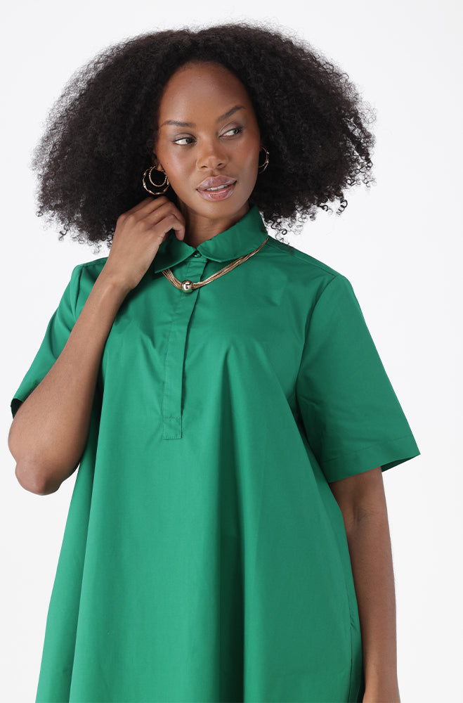 BRODIE SHIRT POPLIN DRESS