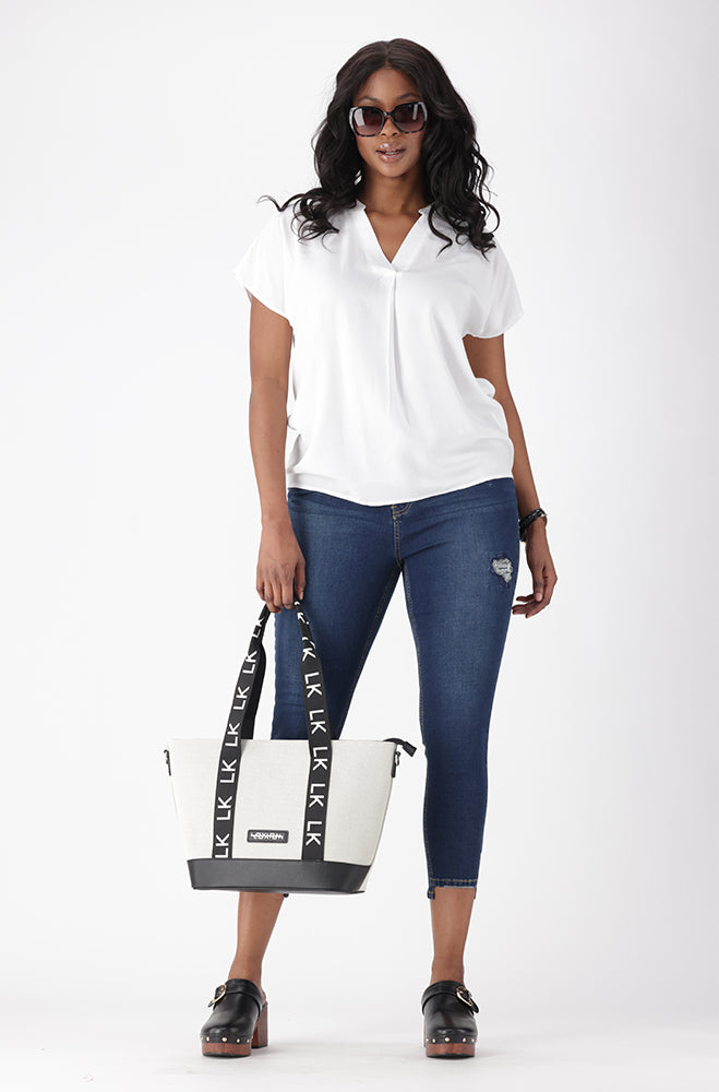 JADEN PORTOFINO HI LOW HEM TOP