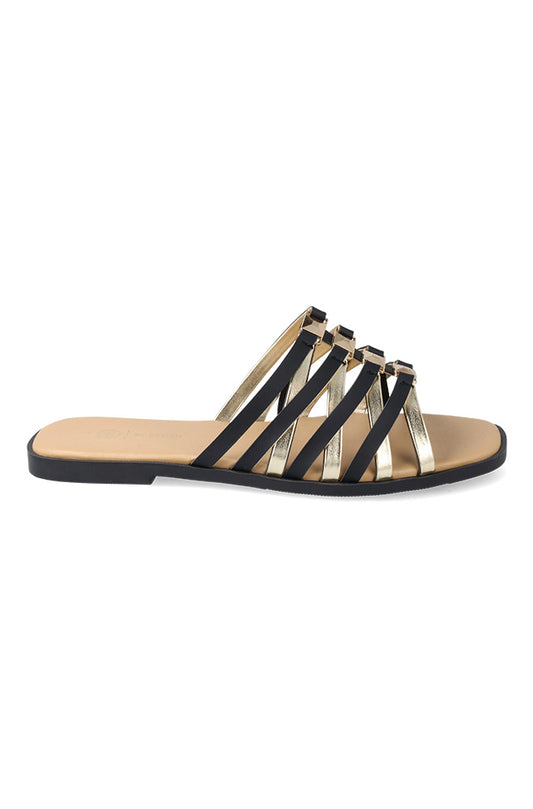 Christina cross over two tone sandal