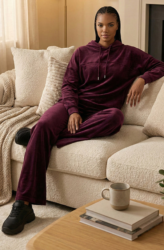 TARA VELOUR HOODY