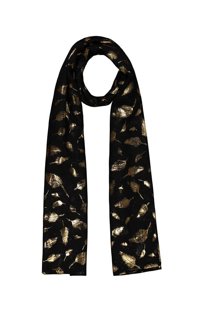Accessories | Laura Printed Scarf _ 153091 Black