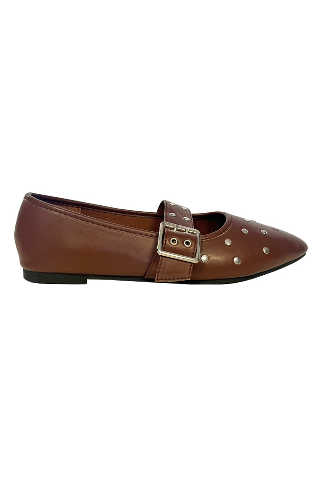 Footwear | Celia Studded Pump Flats