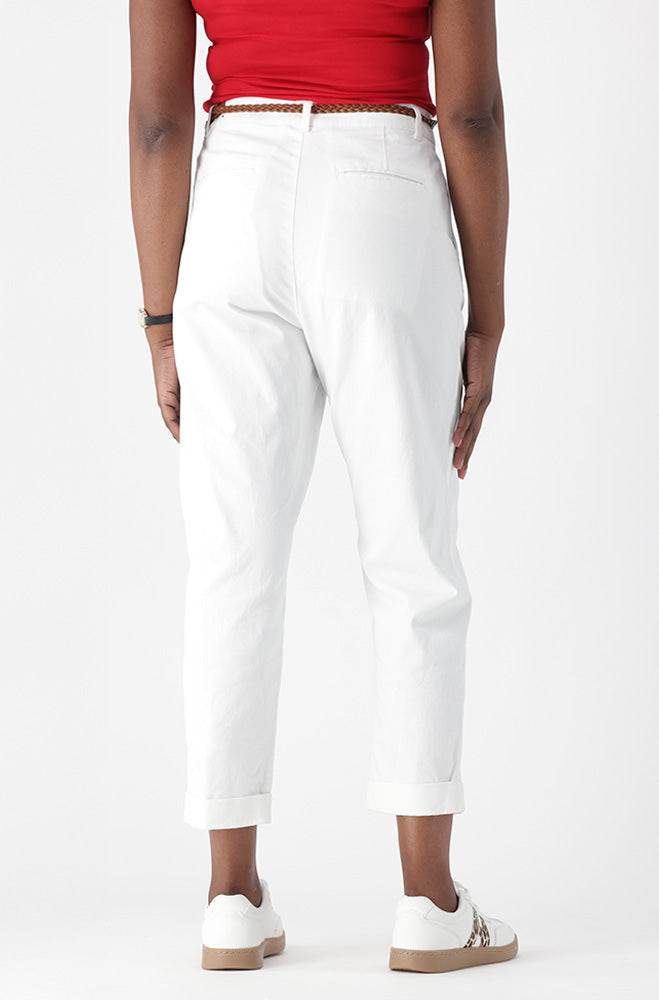CORA BELTED CHINO