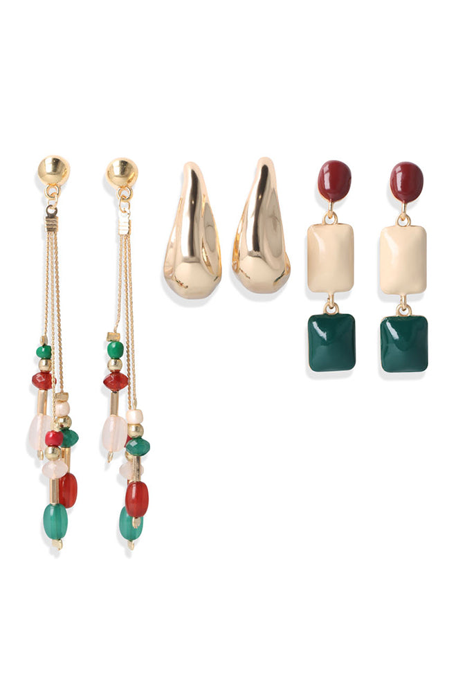 ZOLA 3 PACK EARRINGS