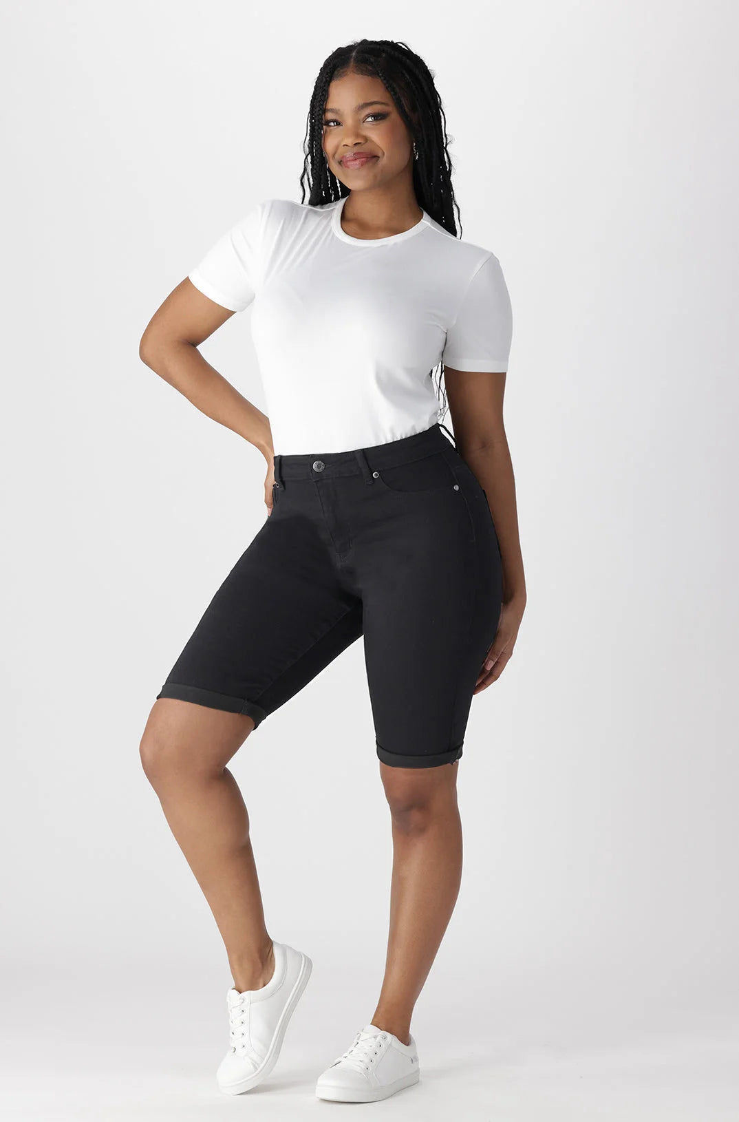 Ladies | Jenner Bermuda Shorts _ 132958 Black