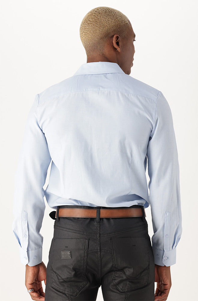 Mens | Drayze Shirt _ 164352 Pale Blue Shirts