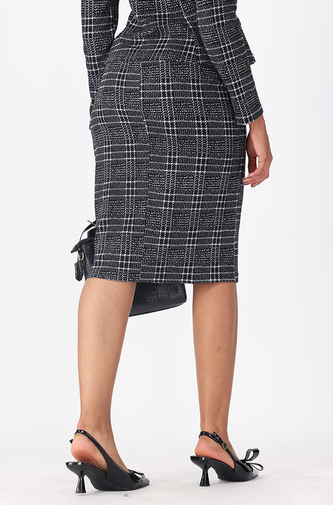 Ladies | Delani Pencil Skirt _ 158259 Grey Skirts