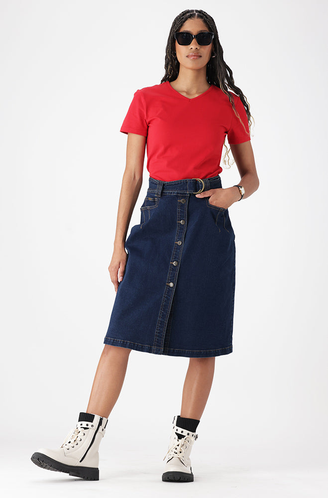 GRACE V NECK TEE