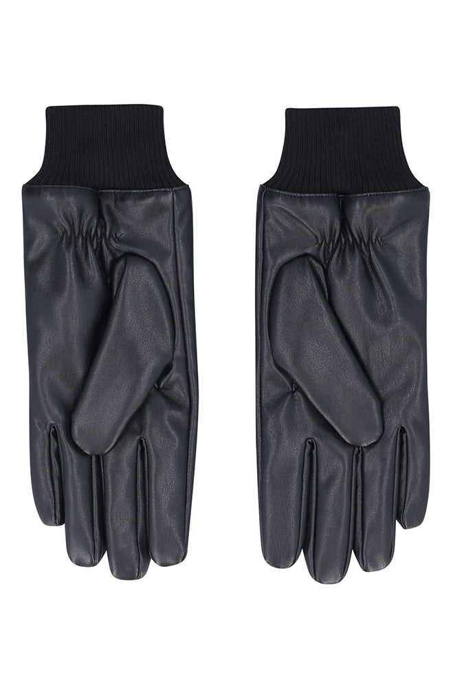 ELLIS LINED PU GLOVE - BLACK