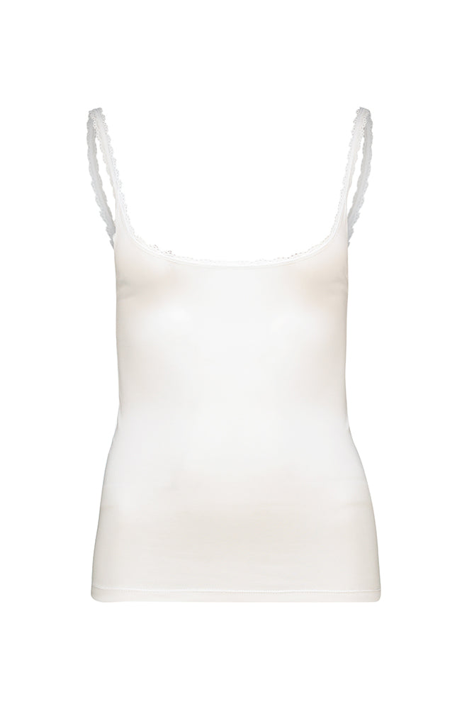 Karla Stretch Cotton Cami _ 168056 _ White