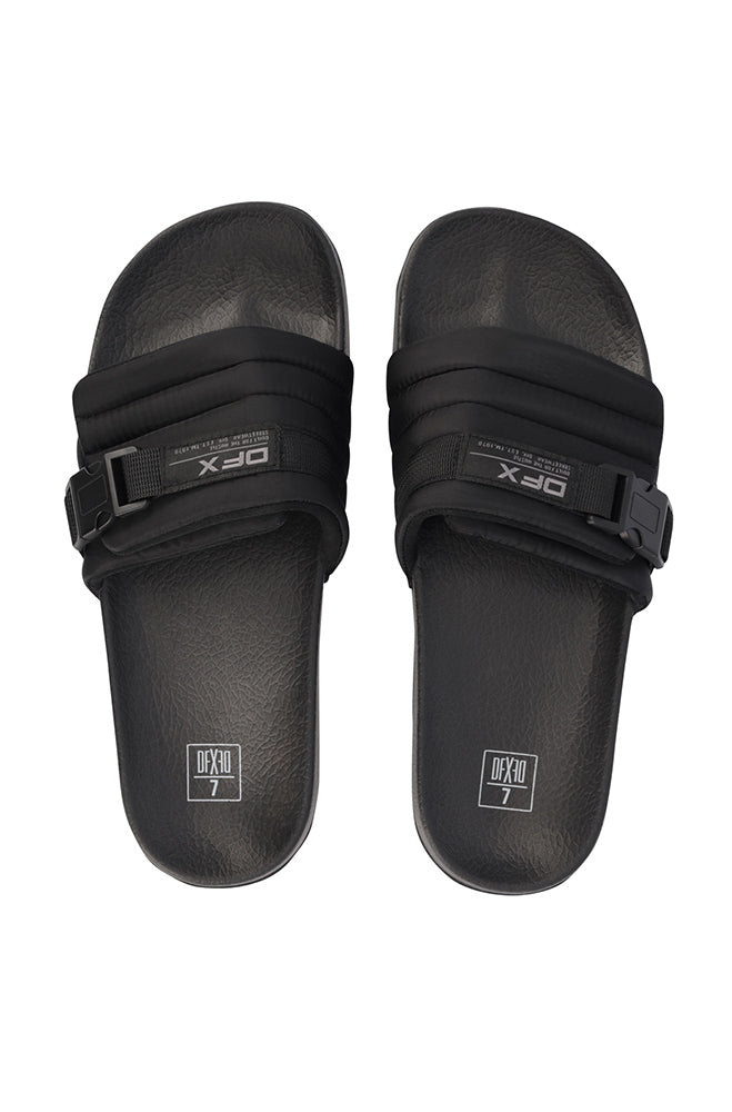 Footwear | Dfx Quilted Sport Clip Slide _ 167746 Black Sandals