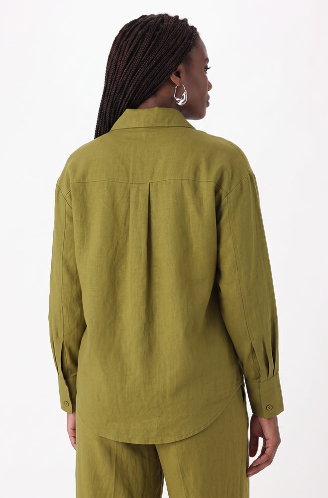 KATE LINEN BLEND SHIRT