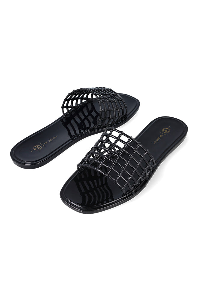 Footwear | Shaneal Webbed Upper Jelly Sandals