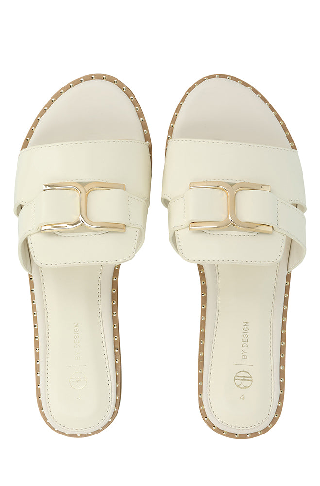 Lara PU upper with gold detail
