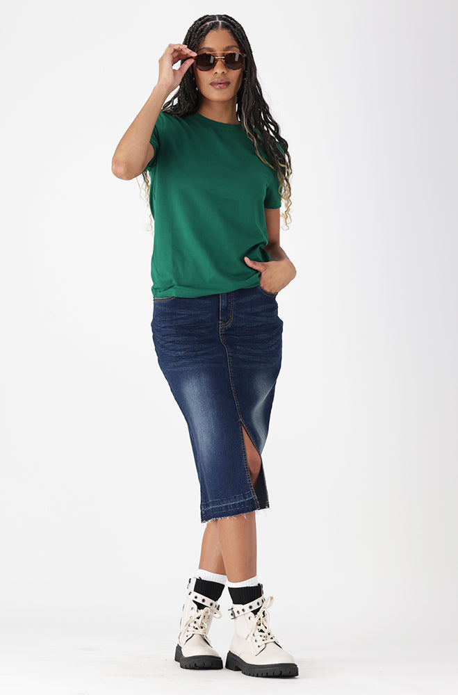 CANDICE CREW NECK TEE