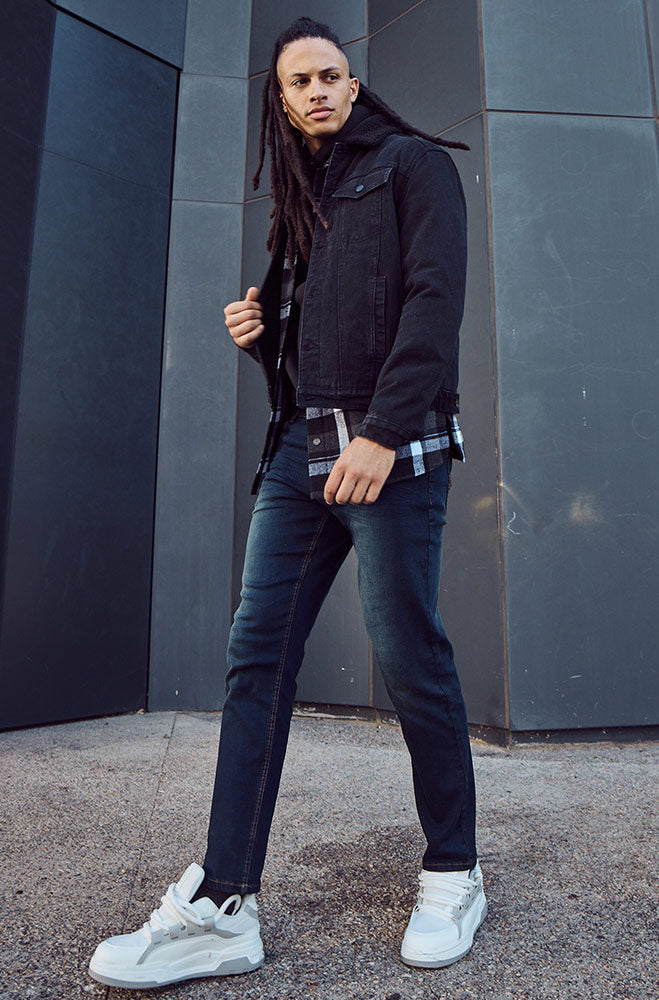 Dunns Clothing | Chesterfield Denim Jacket _ 158964 _ Black | R599