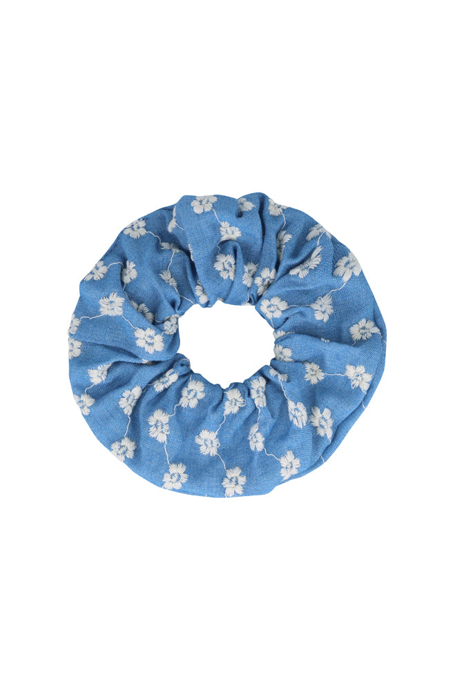 CHLOE 2 PACK EMBROIDERY SCRUNCHIE