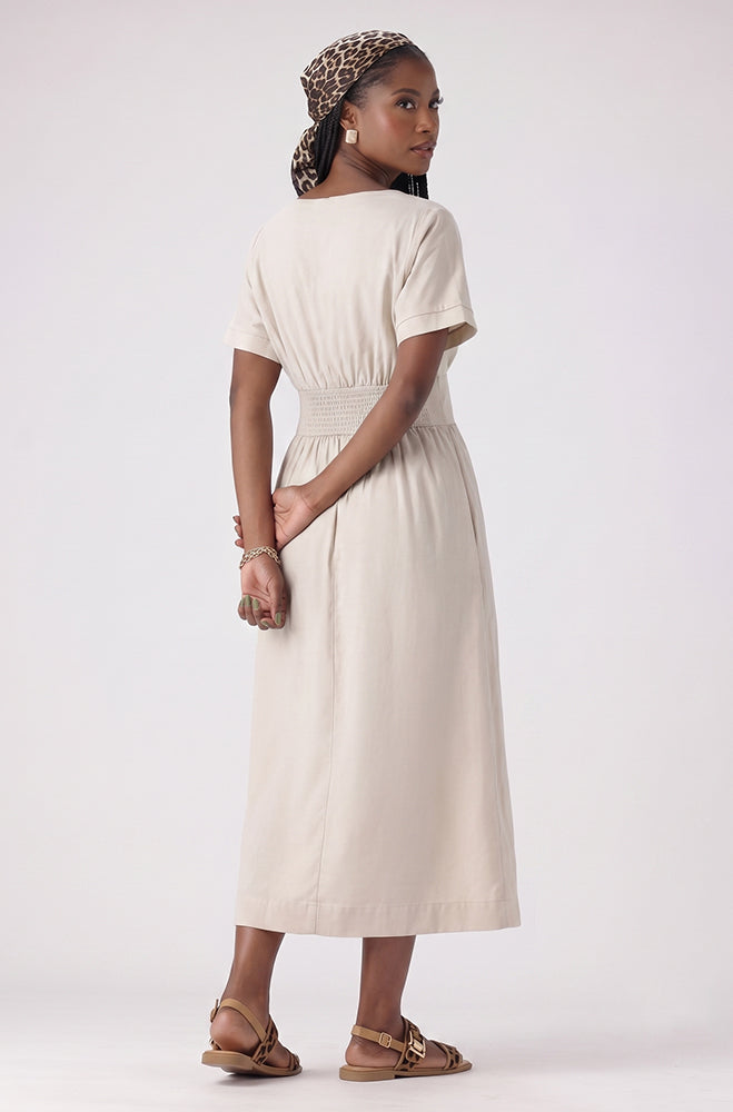 UMA BUCKLE DETAIL DRESS