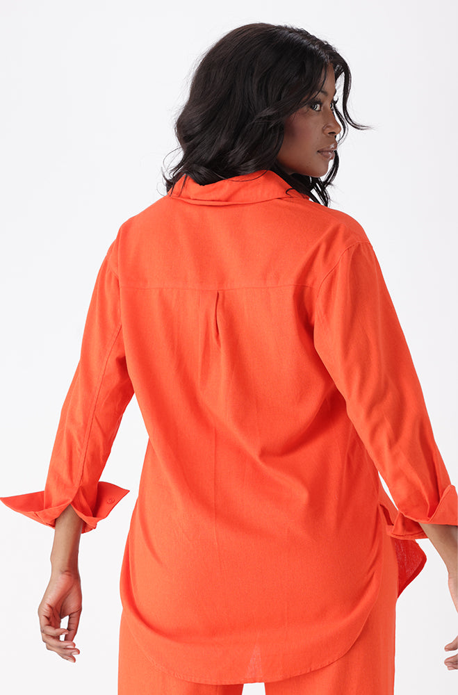 KATE LINEN BLEND SHIRT