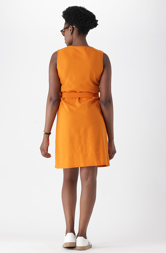 Ladies | Luz Linen Blend Belted Dress Dresses