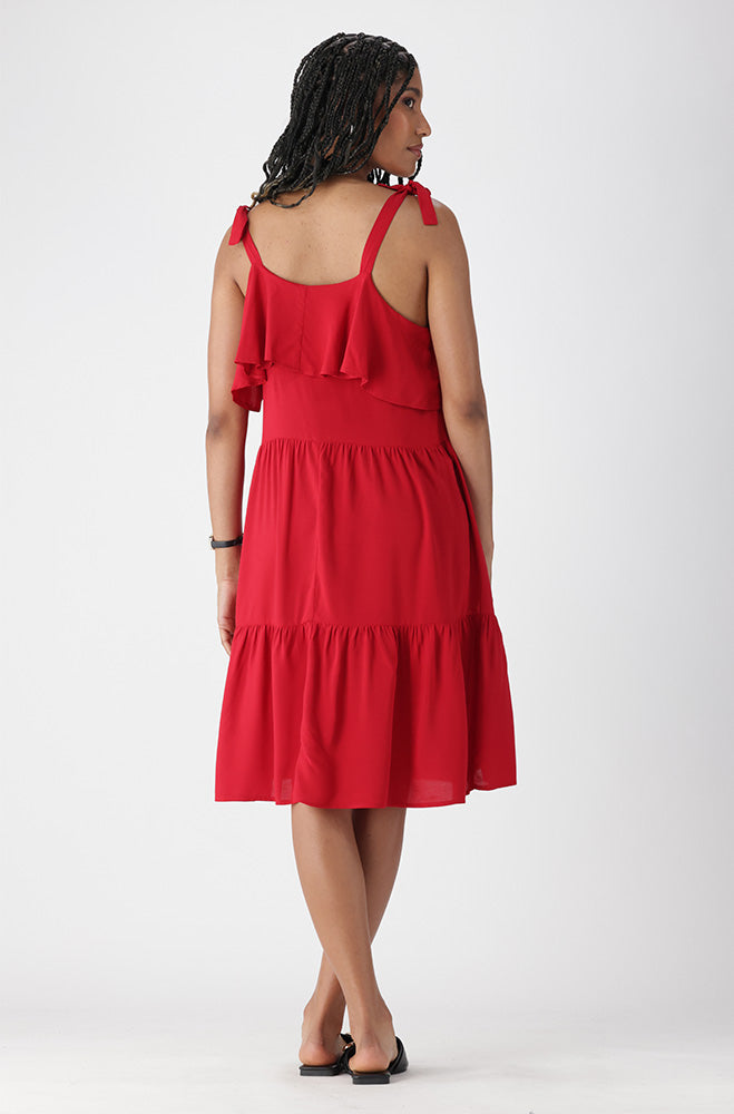 LAUREL STRAPPY TIERED DRESS