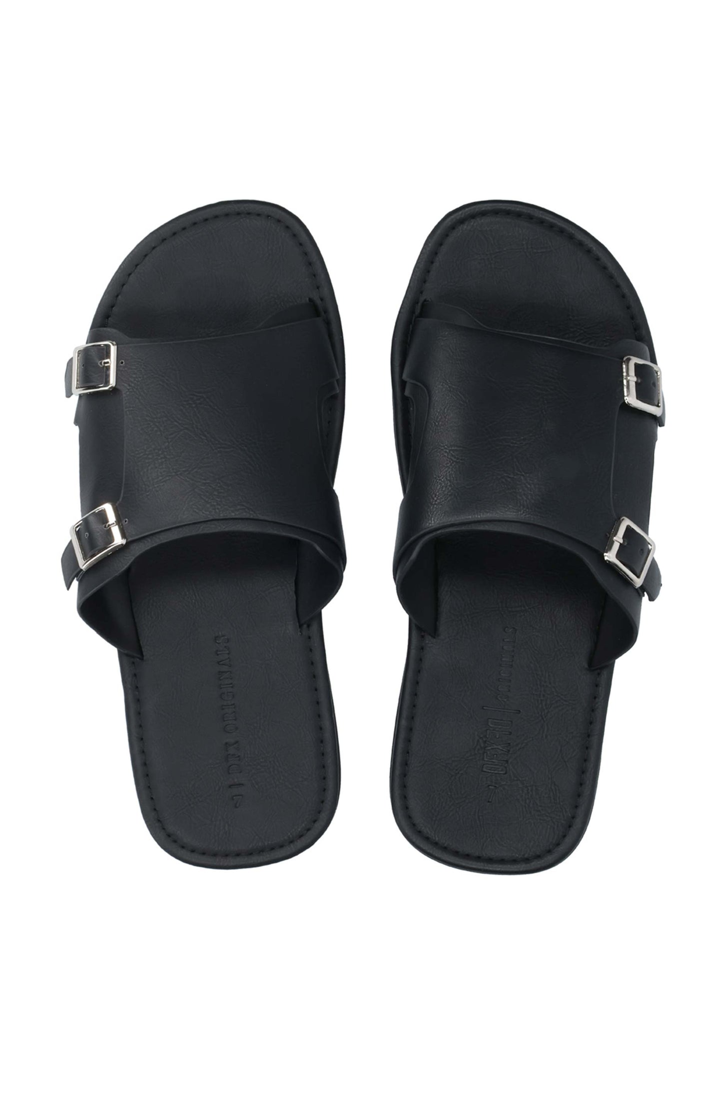 Footwear | Arlo Faux Leather Sandal _ 161545 Black Sandals