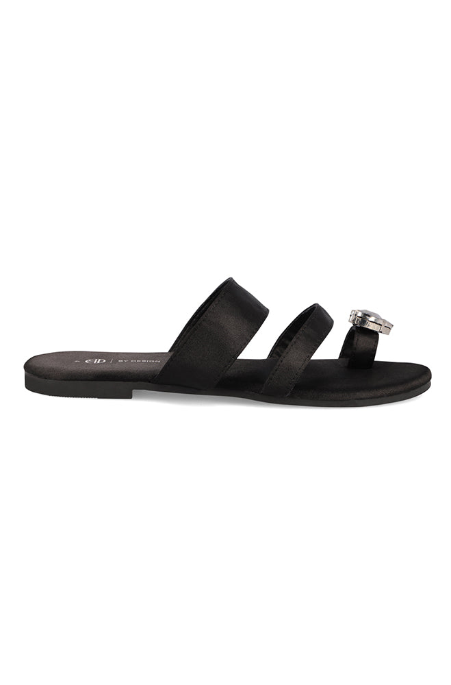 Footwear | Penny Satin Toe Ring Sandal Sandals