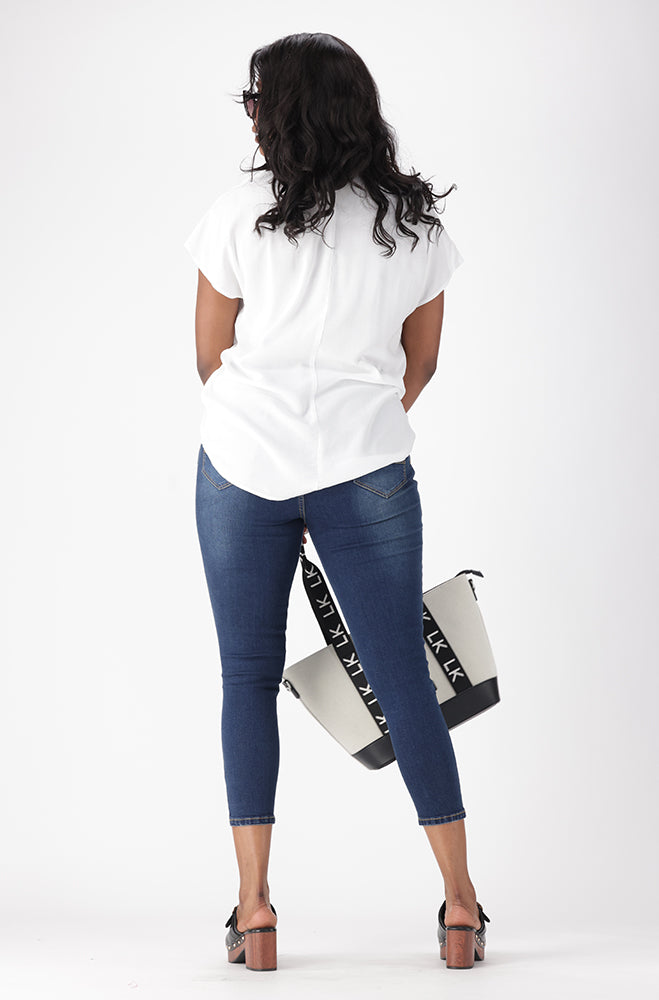 JADEN PORTOFINO HI LOW HEM TOP