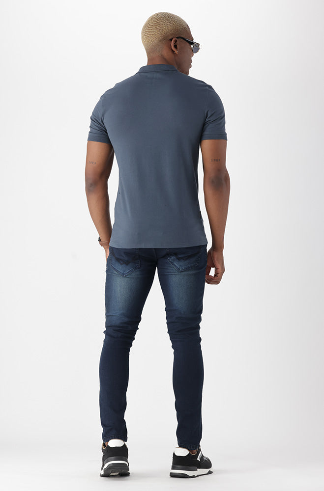 Mens | Amigos Super Skinny Denim _ 164199 Dark Wash Jeans