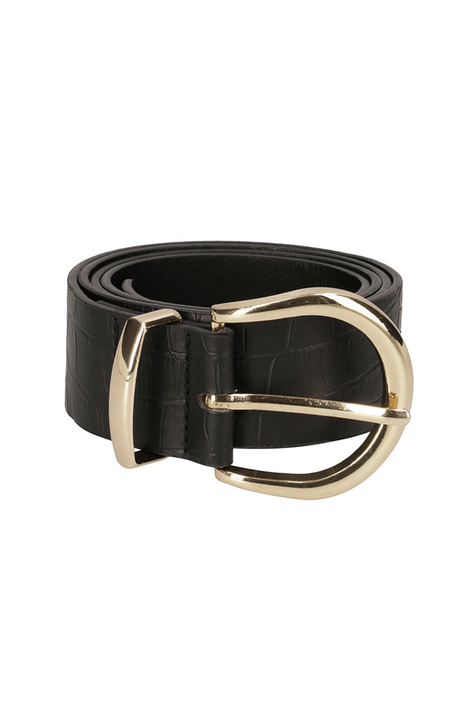ROSARIA CROC CIRCLE BELT