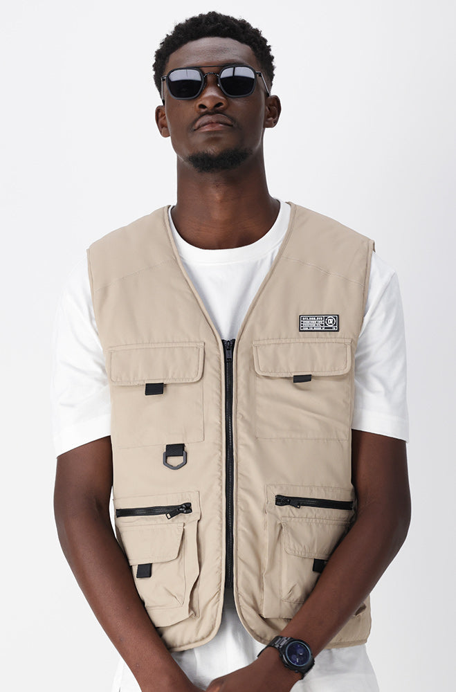 Mens | Mamers Utility Jacket _ 164917 Natural Vests