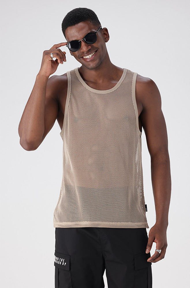 Mens | Vibraze Vest _ 164670 Natural Tank Tops