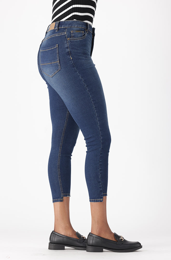 ROMARA DENIM STEP HEM SKINNY JEANS