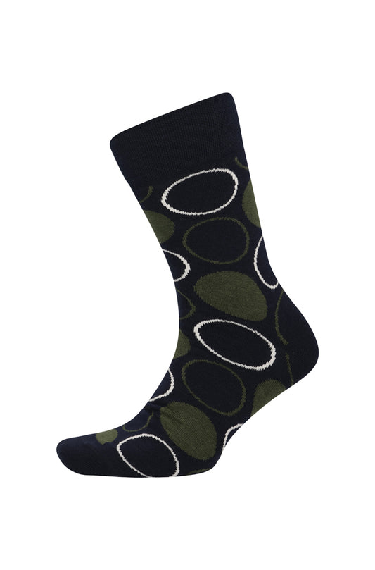 CIRCLE DESIGN SINGLE SOCKS
