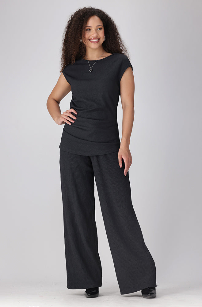 Sam  Wide Leg Pants _ 156335 _ Grey