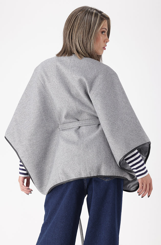 MAREN MELTON BELTED PONCHO