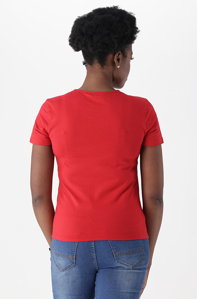 GRACE V NECK TEE
