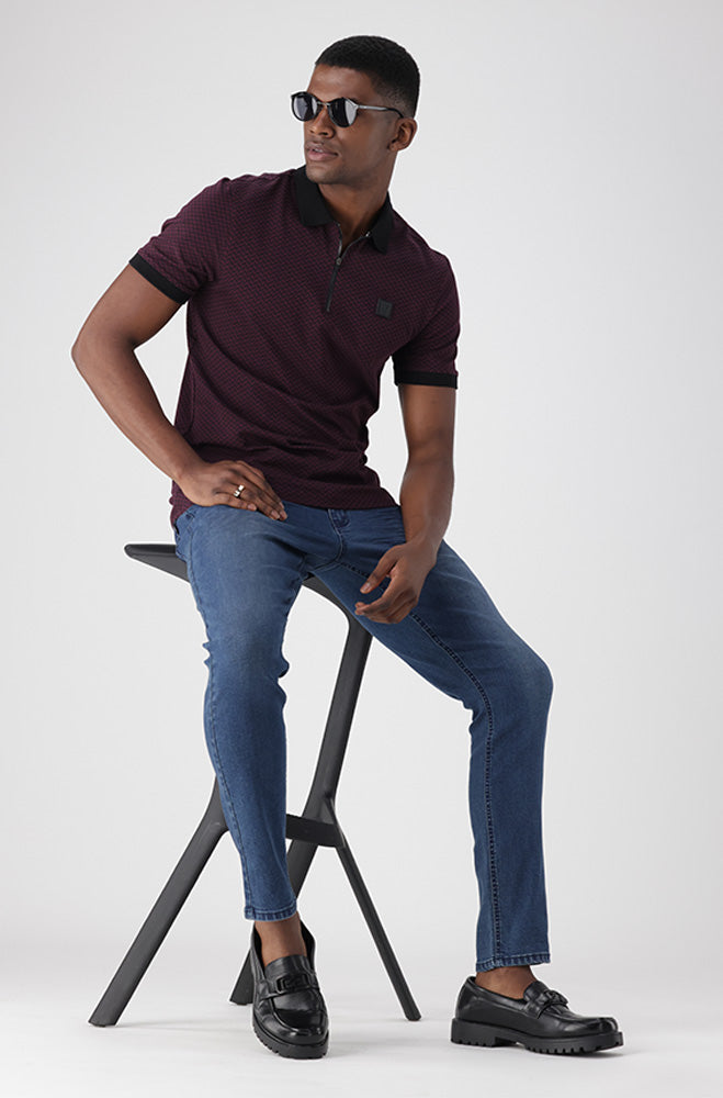 Mens | Landau Slim Fit Denim _ 158777 Blue Jeans
