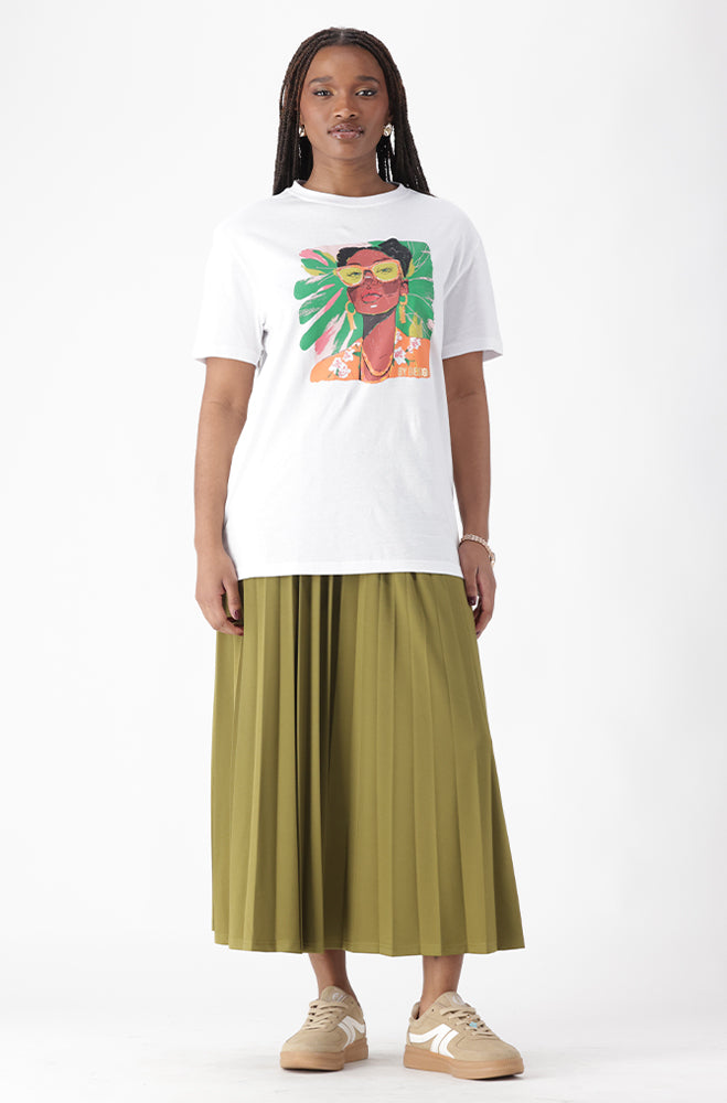 ALORA PLEAT SKIRT