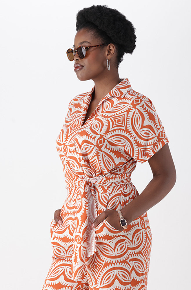 Ladies | Alita Tie Shirt Blouses