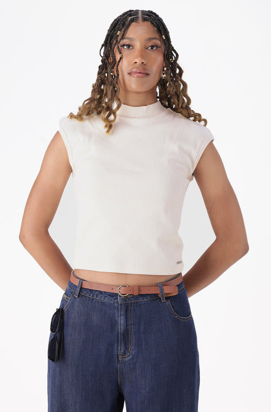 ALLY RIBBED TURTLE NECK