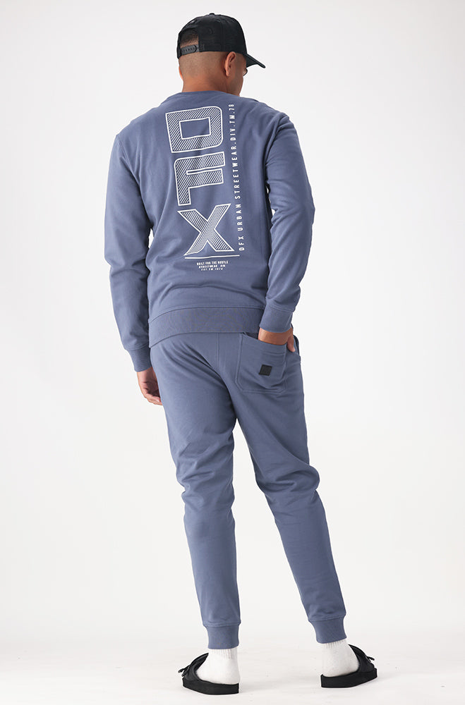 Mens | Harter Crew Sweat _ 155983 Blue Sweatshirts