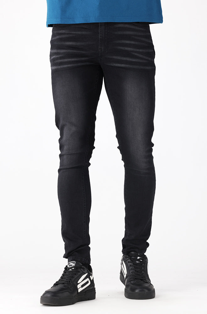 Mens | Amigos Super Skinny Denim _ 157149 Black Wash