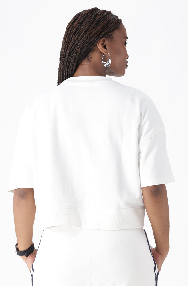 SIMONE BOXY FLEECE TOP