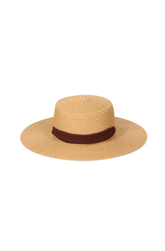 Accessories | Valeria Mid Brim Boater Hat _ 150684 Natural Sun Hats