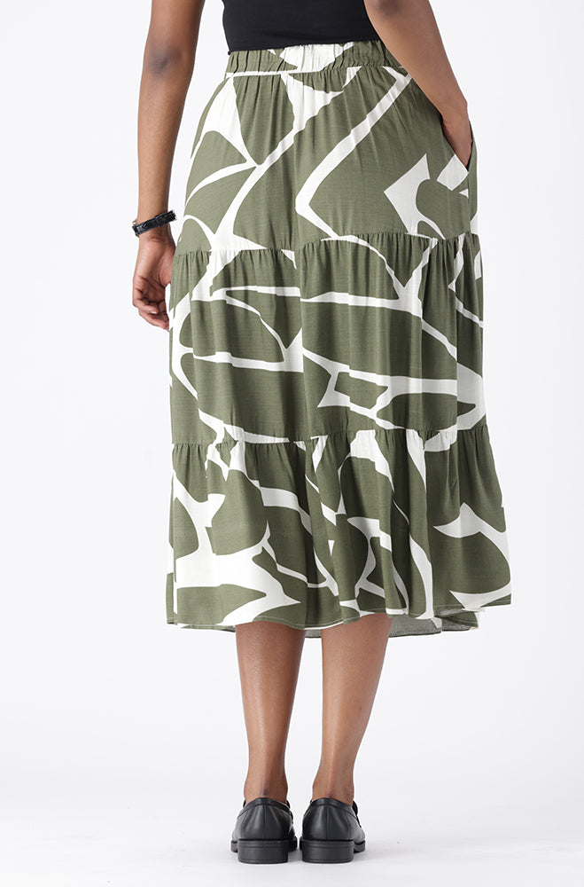 CAELIA TIERED SKIRT
