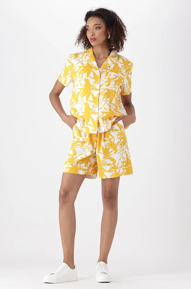 Miya Resort Short Sleeve Shirt _ 151567 _ Ocre