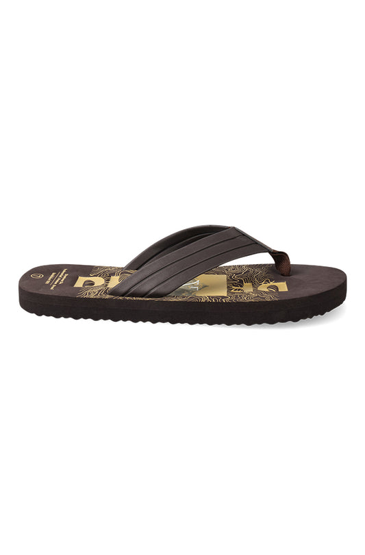 Muzo printed flip flop